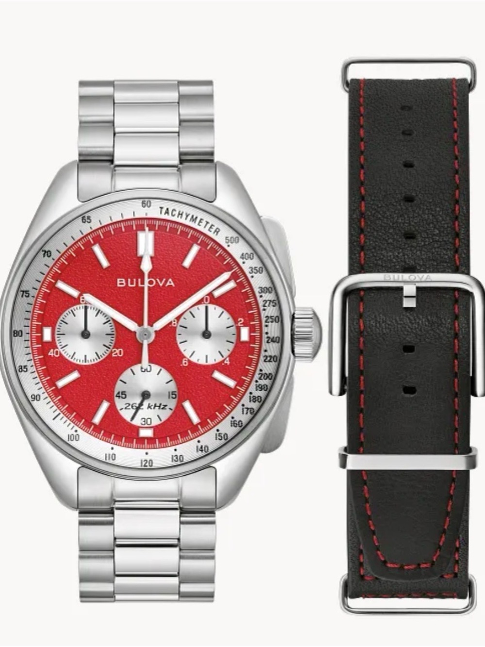 Bulova Lunar Pilot Special Edition Blood Moon Chronograph Watch Set men’s